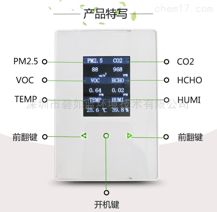 1-室内空气环境检测仪/空气质量监测系统